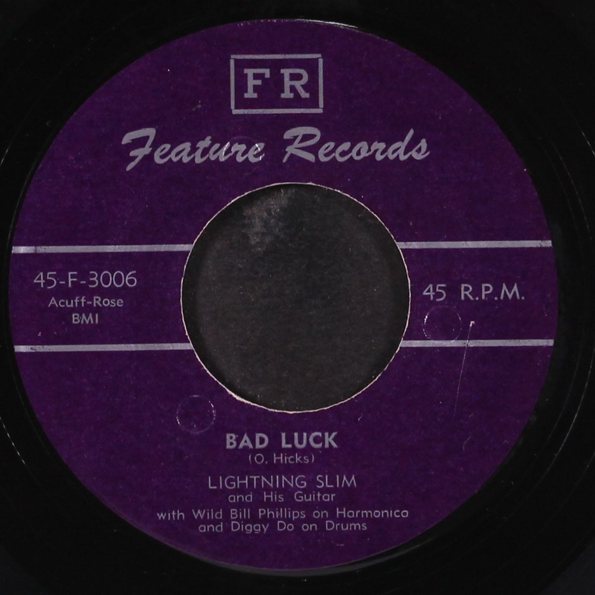 rock me mama / bad luck by LIGHTNING SLIM
