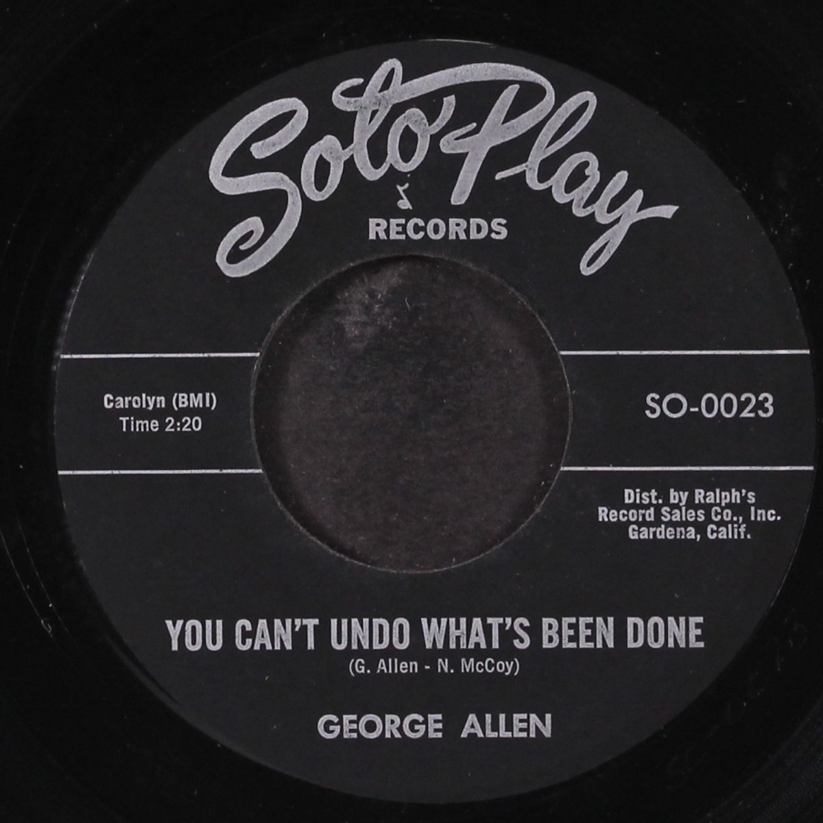 rope that twist / you can't undo what's been done by GEORGE ALLEN