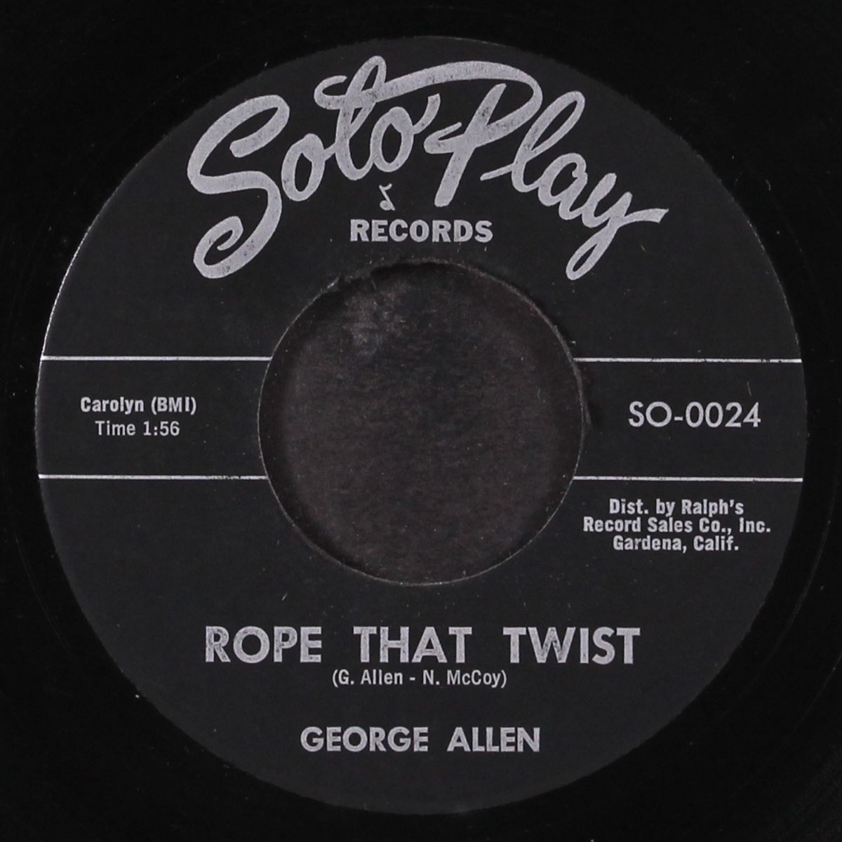 rope that twist / you can't undo what's been done by GEORGE ALLEN