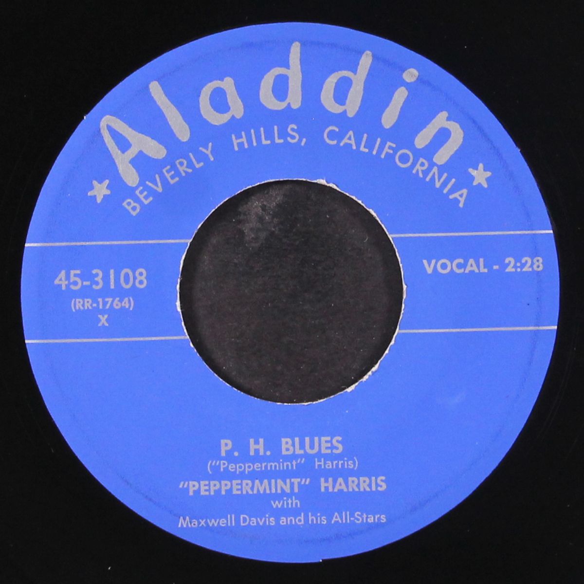 p.h. blues / let the back door hit you by PEPPERMINT HARRIS