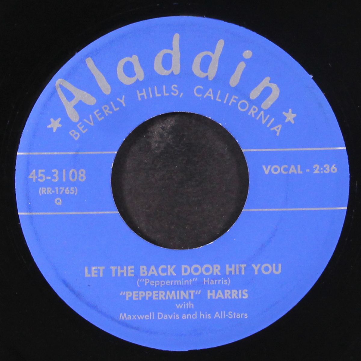 p.h. blues / let the back door hit you by PEPPERMINT HARRIS