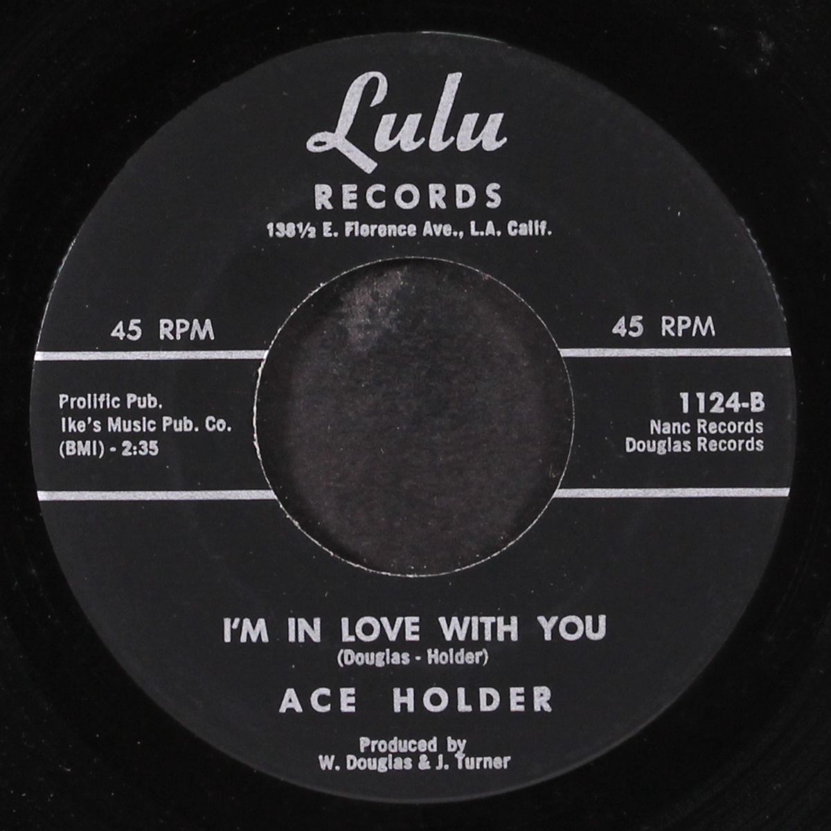 i'm in love with you / encourage me baby by ACE HOLDER