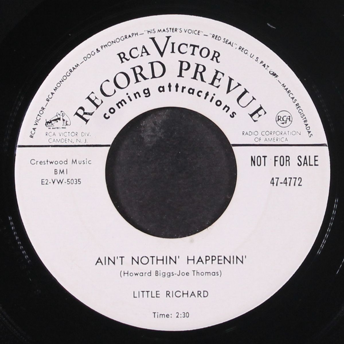 ain't nothin' happenin' / why did you leave me? by LITTLE RICHARD