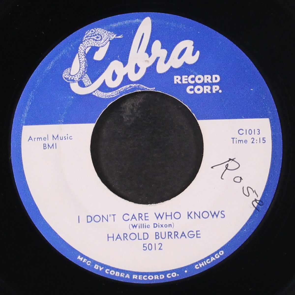 messed up / i don't care who knows by HAROLD BURRAGE