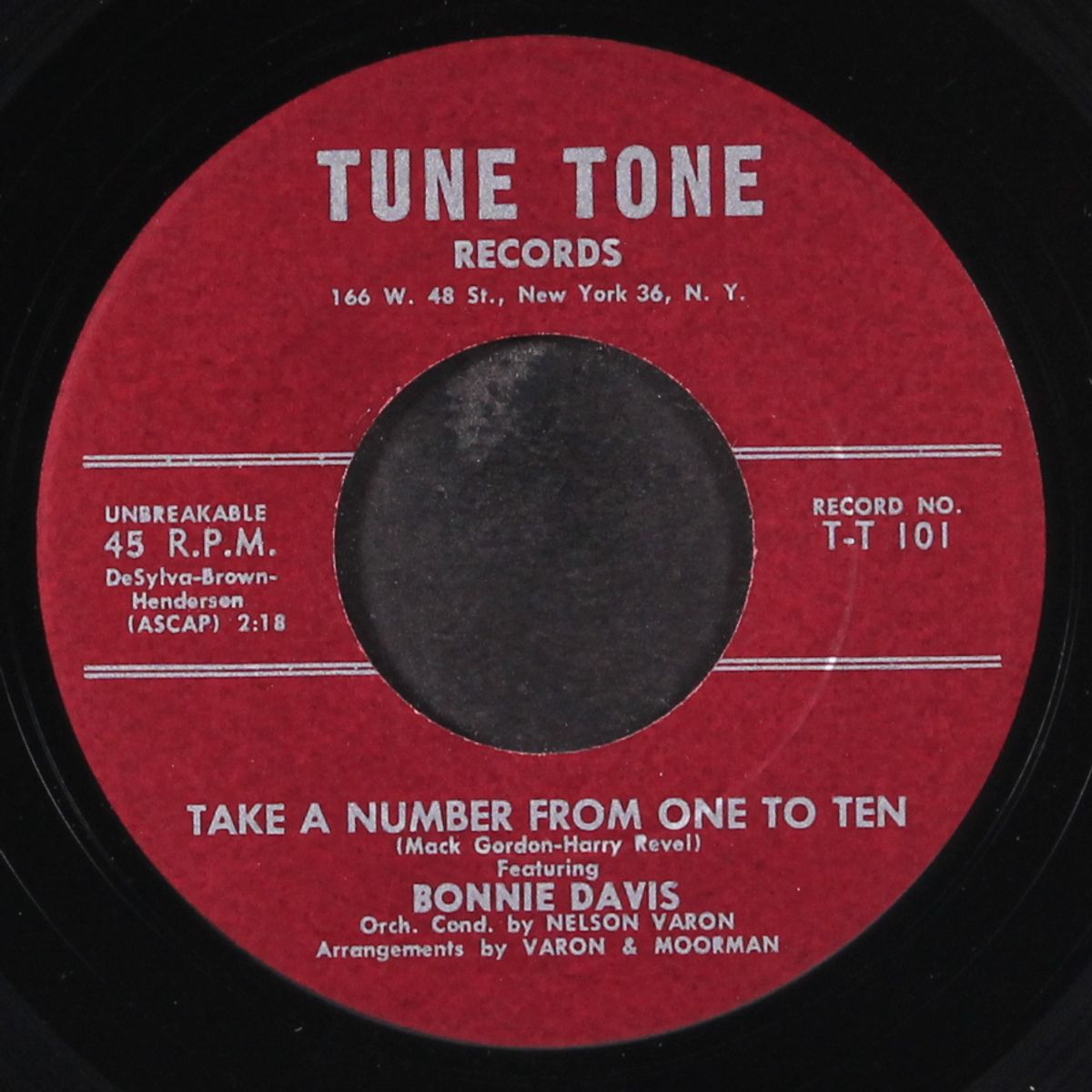 take a number from one to ten / if you only knew by BONNIE DAVIS