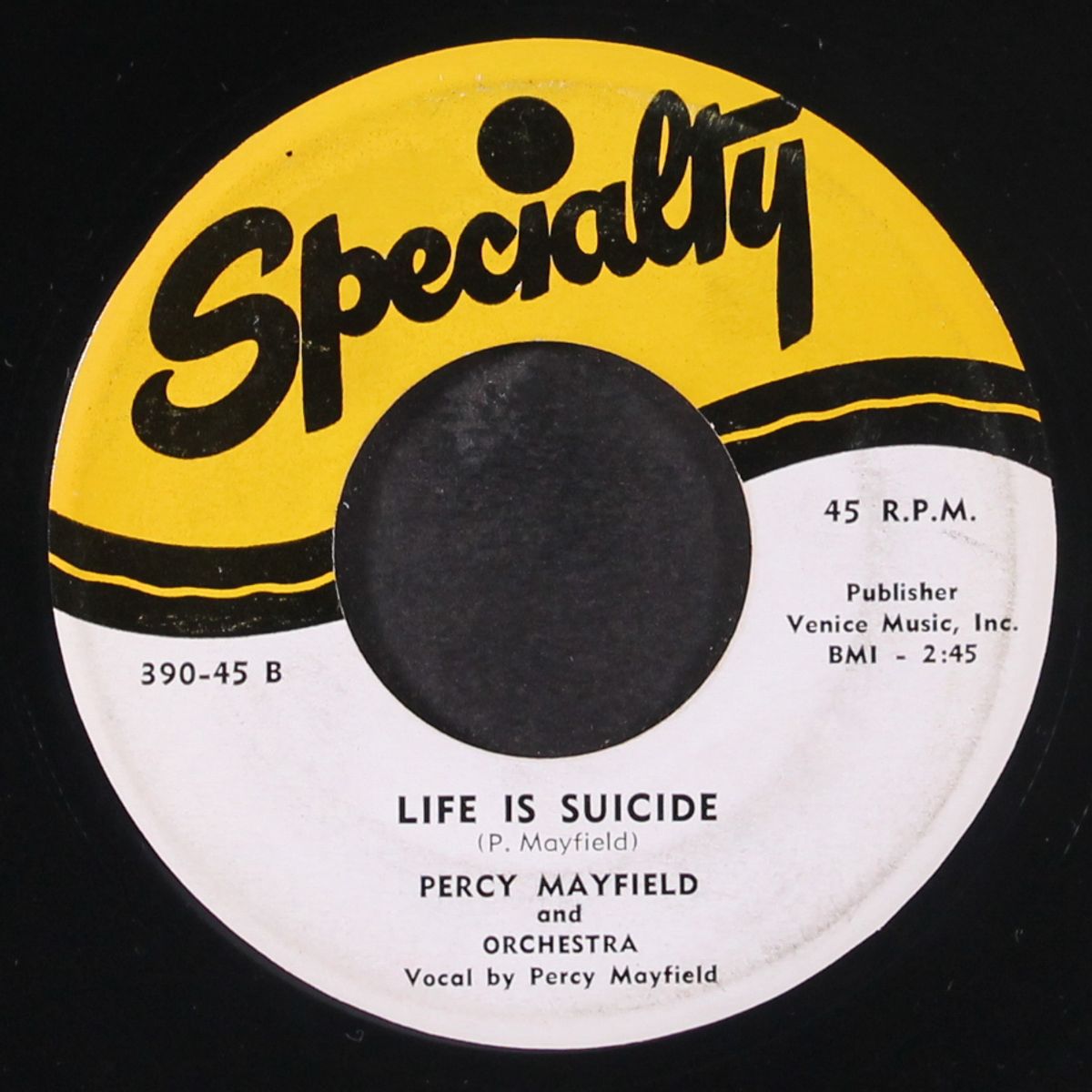 lost love / life is suicide by PERCY MAYFIELD