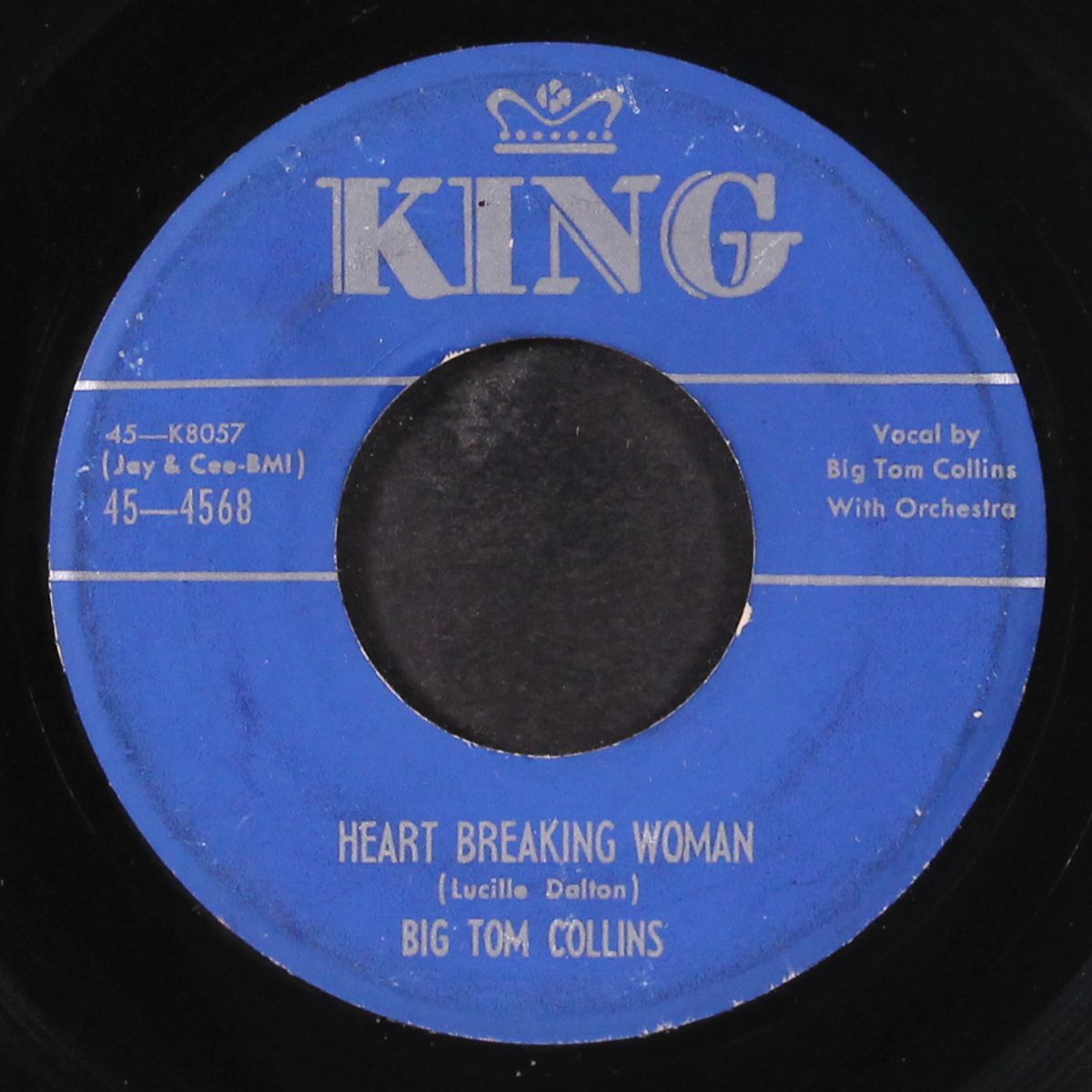 heart breaking woman / watchin' my stuff by BIG TOM COLLINS