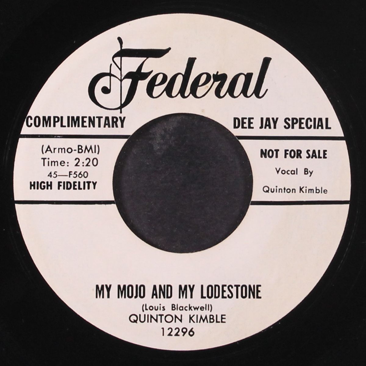 my mojo & my lodestone / i'll be a fool for you by QUINTON KIMBLE