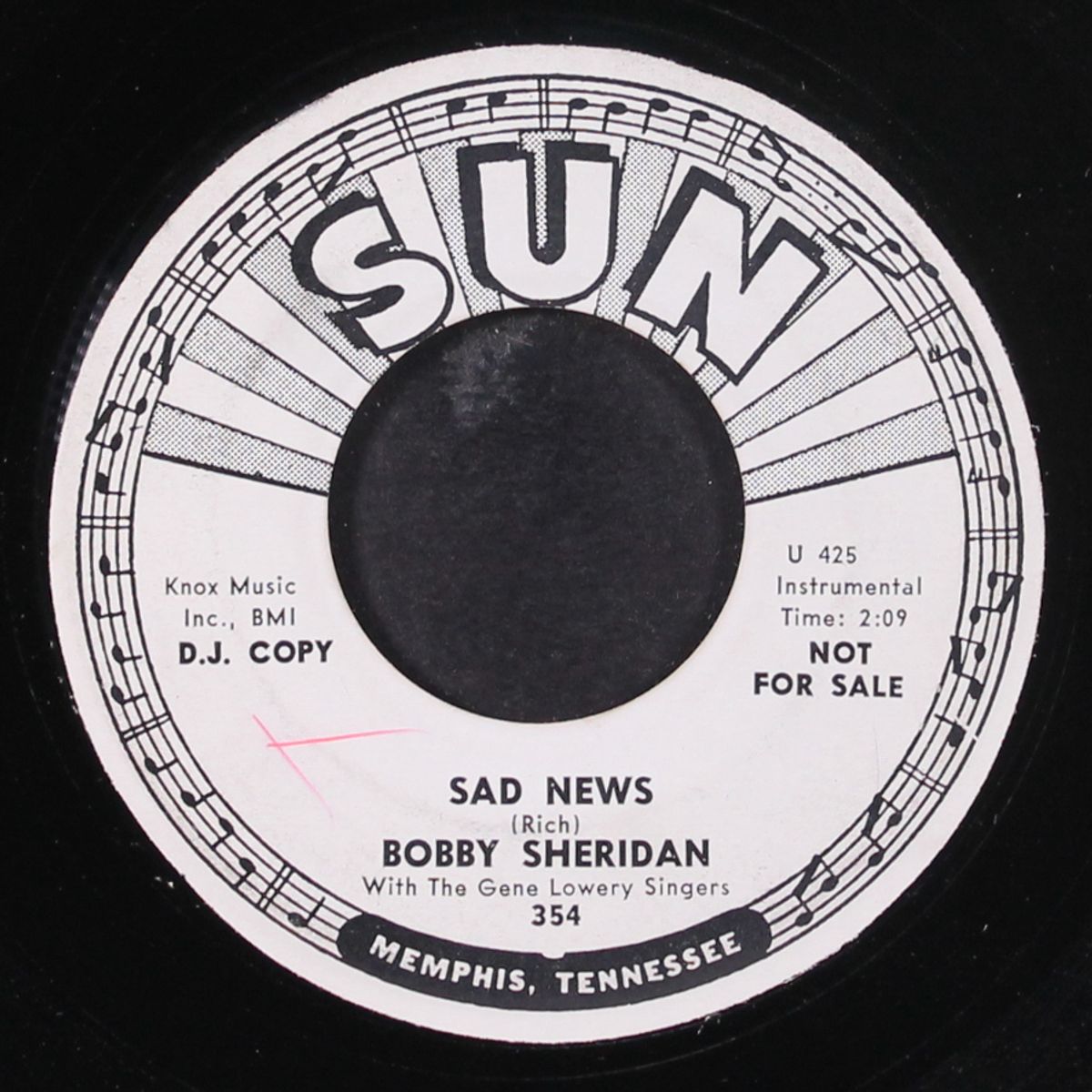 sad news / red man by BOBBY SHERIDAN