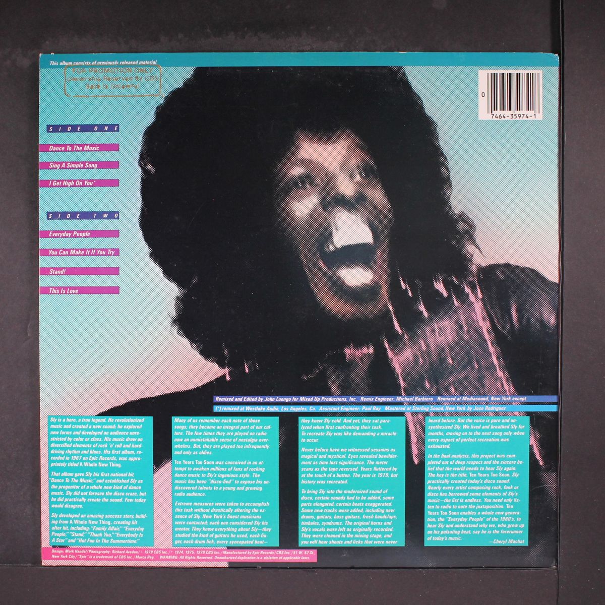 ten years too soon by SLY STONE