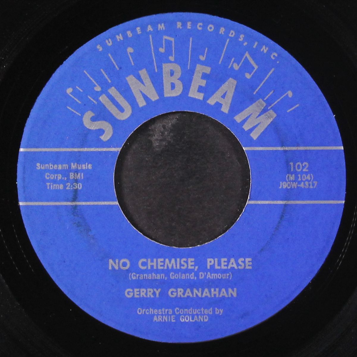no chemise, please / girl of my dreams by GERRY GRANAHAN