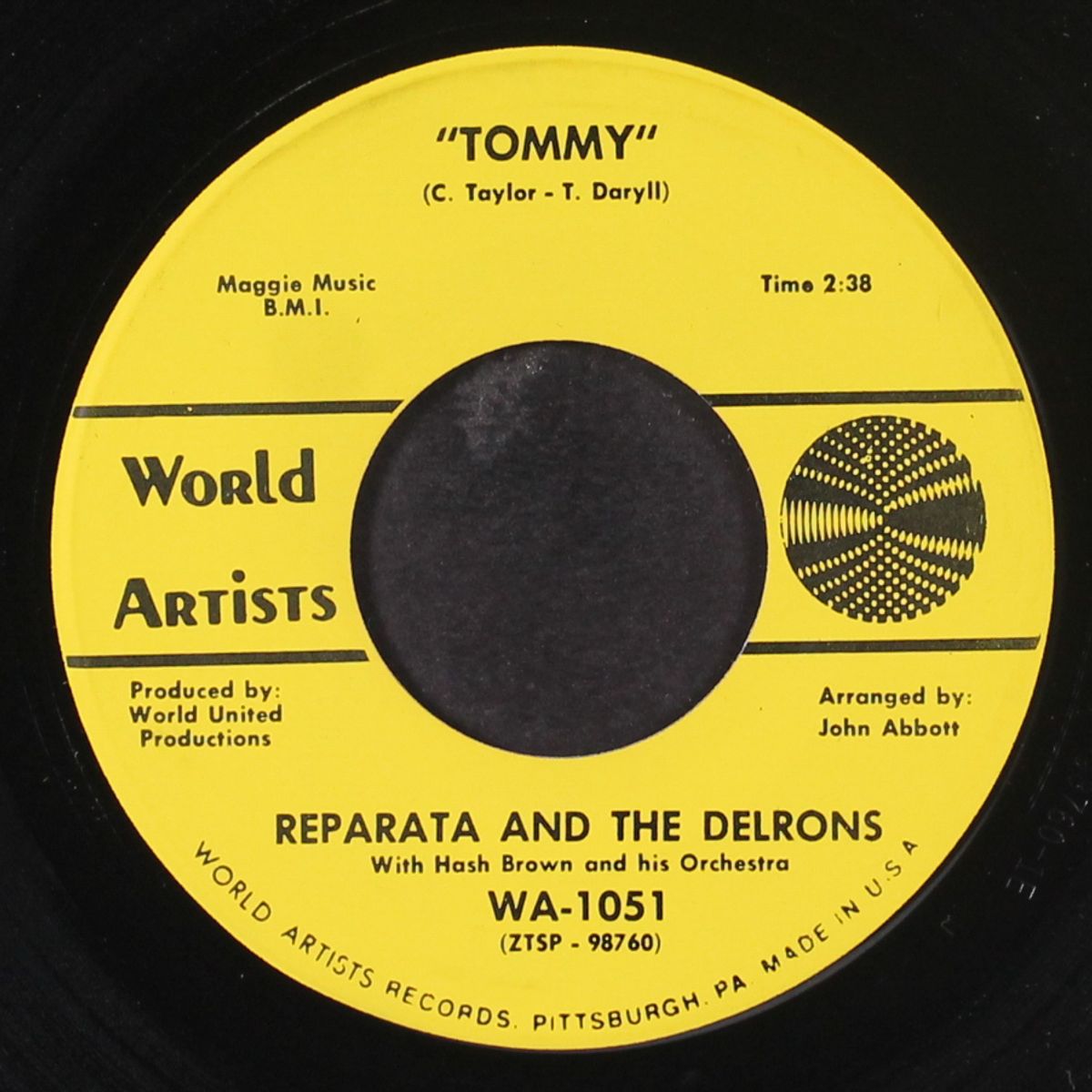 tommy / mama don't allow by REPARATA & DELRONS