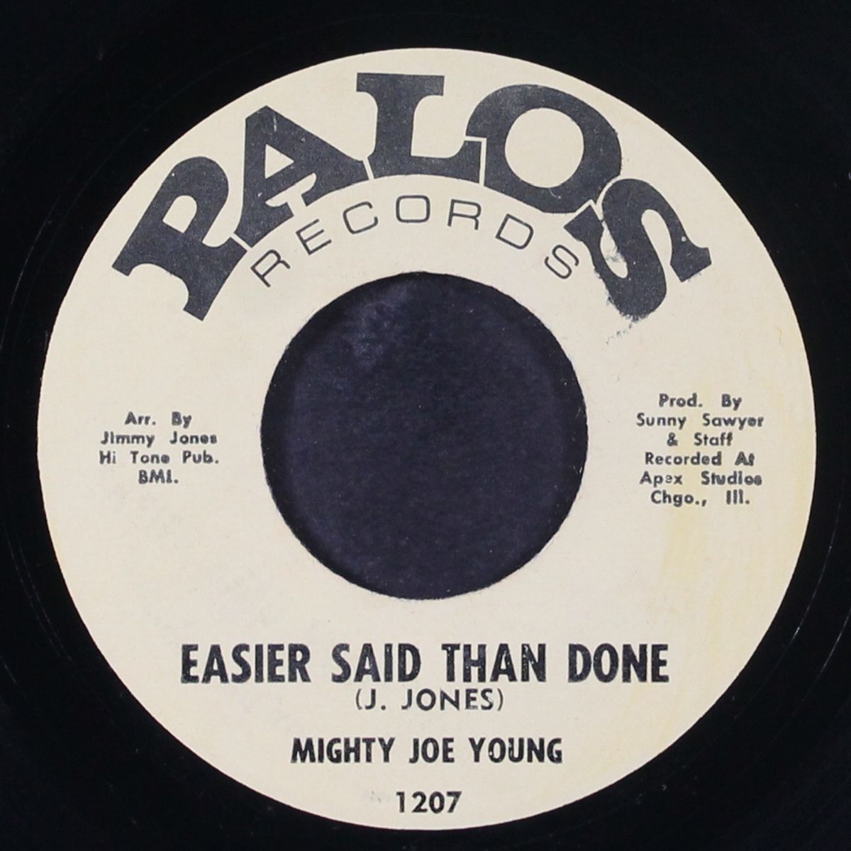 easier said than done by MIGHTY JOE YOUNG