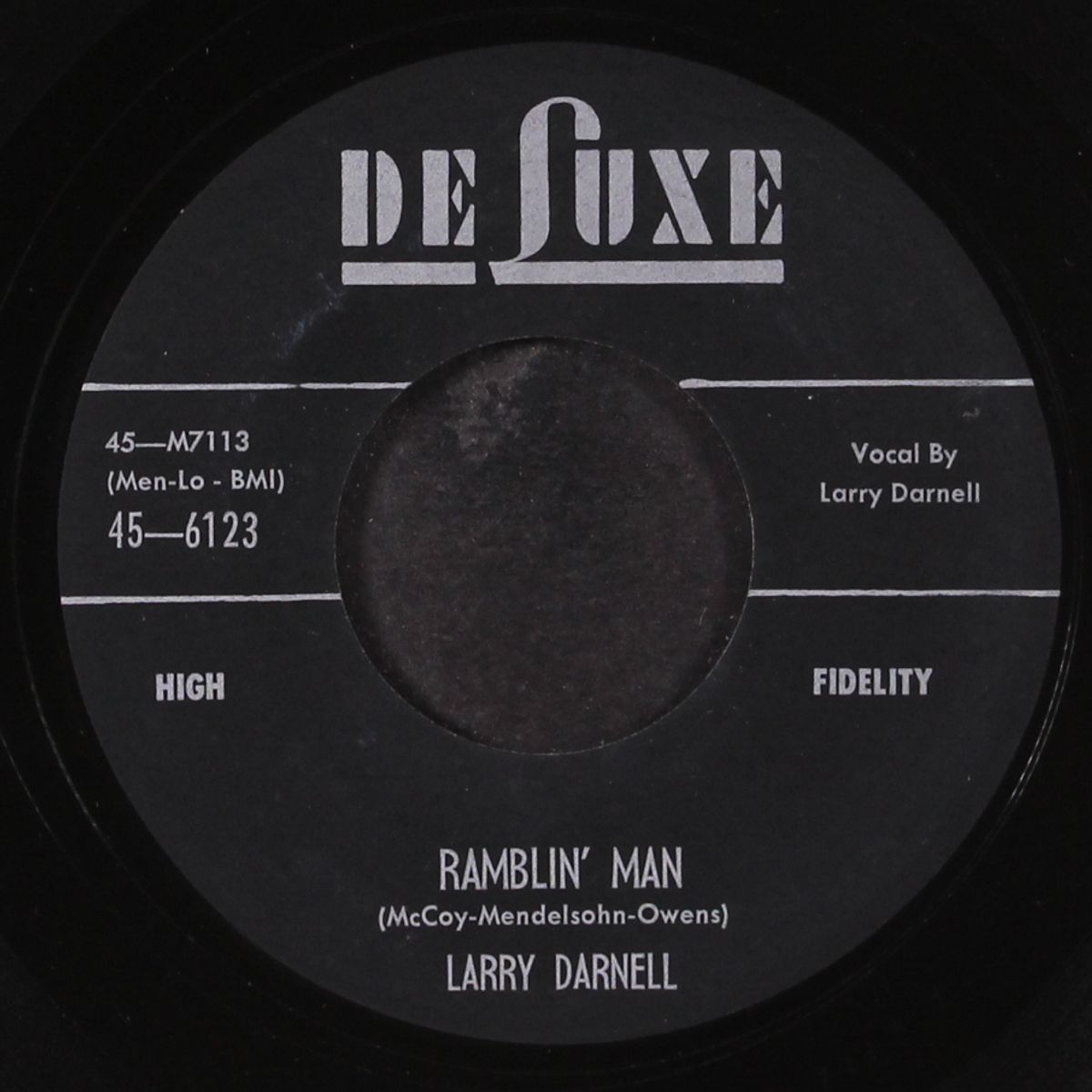 ramblin' man / i care by LARRY DARNELL