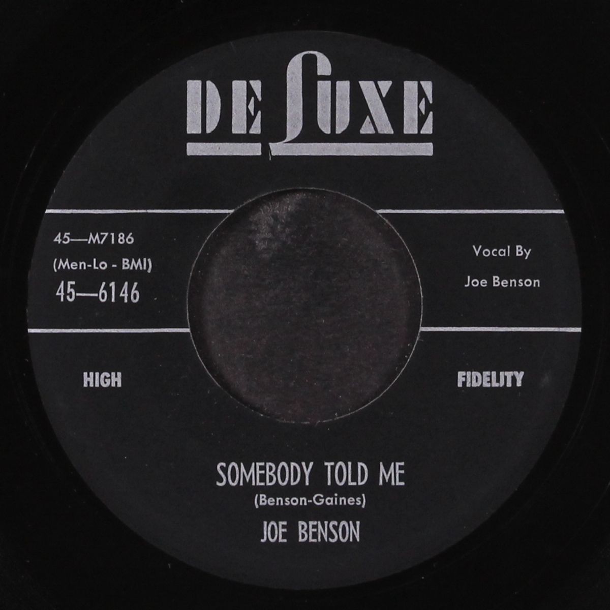 rock and roll jungle / somebody told me by JOE BENSON