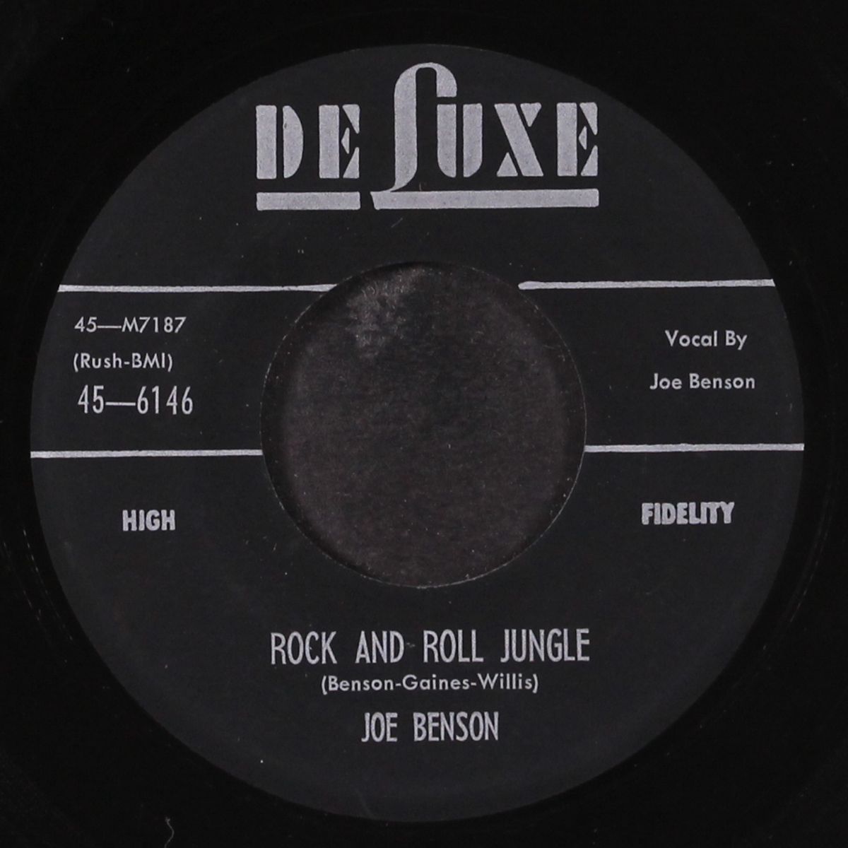 rock and roll jungle / somebody told me by JOE BENSON