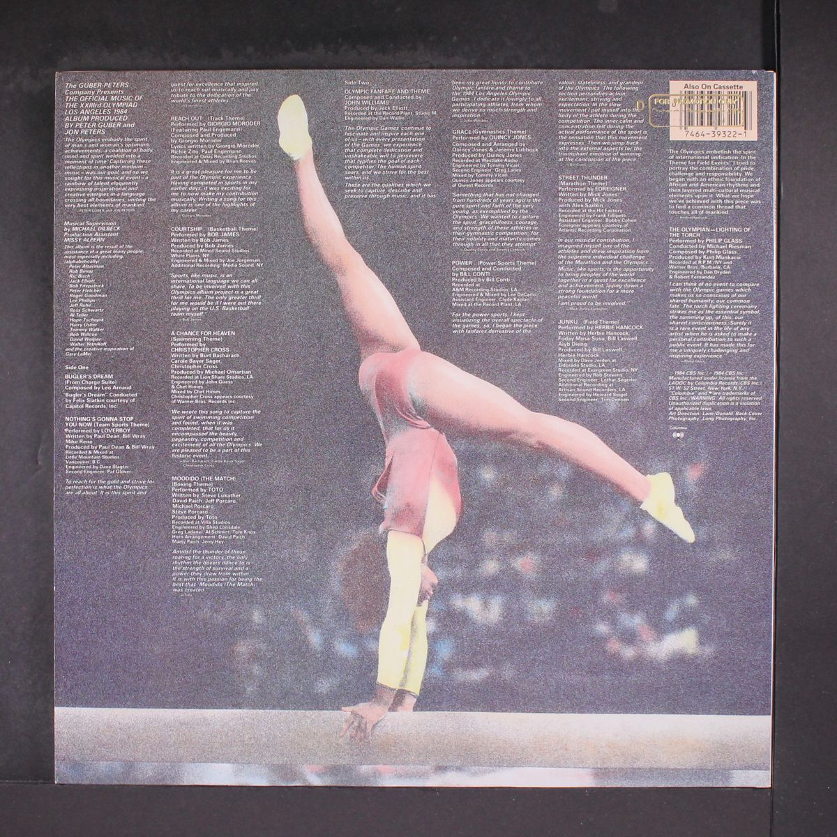 the official music of the 23rd olympiad los angeles 1984 by VARIOUS
