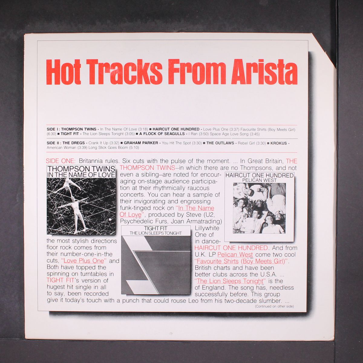 hot tracks from arista by VARIOUS