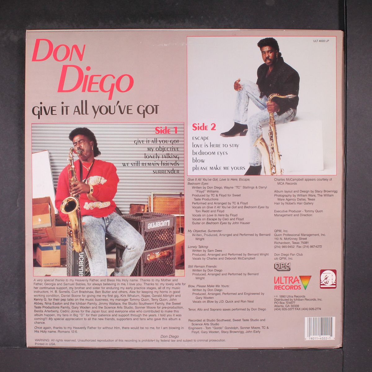 give it all you've got by DON DIEGO