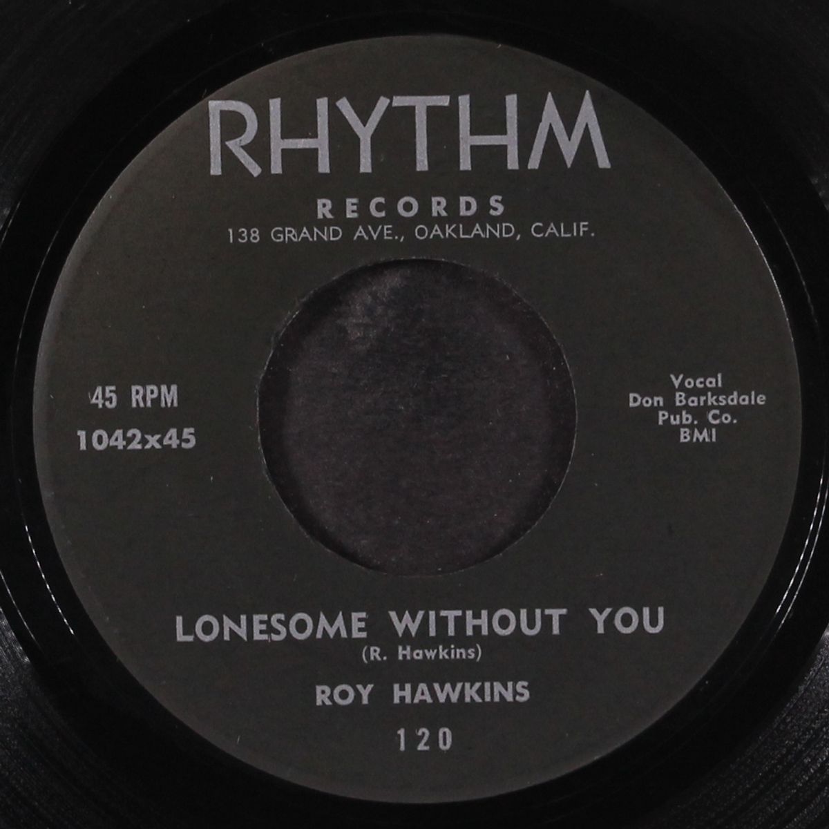 i hate to be alone / lonesome without you by ROY HAWKINS