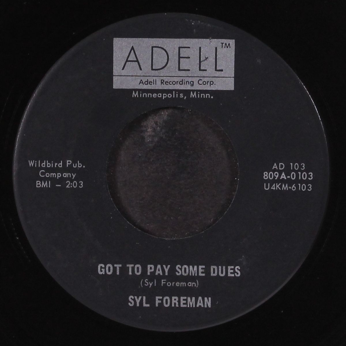 before i leave you / got to pay some dues by SYL FOREMAN