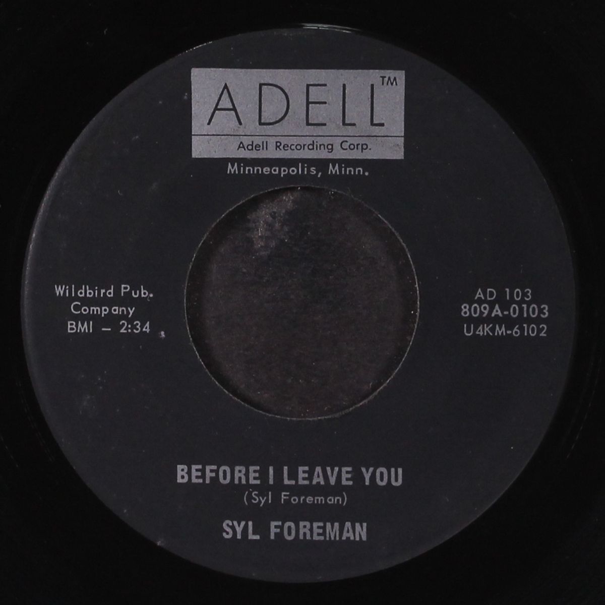 before i leave you / got to pay some dues by SYL FOREMAN