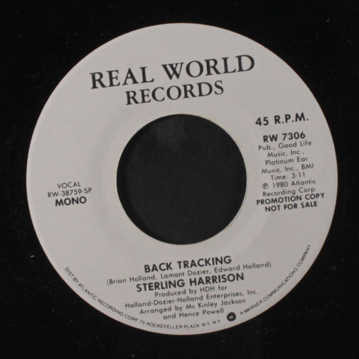 back tracking / mono by STERLING HARRISON