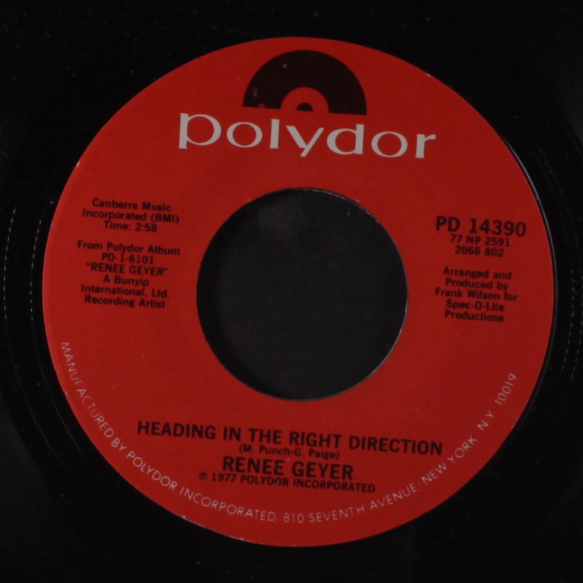 moving along / heading in the right direction by RENE GEYER
