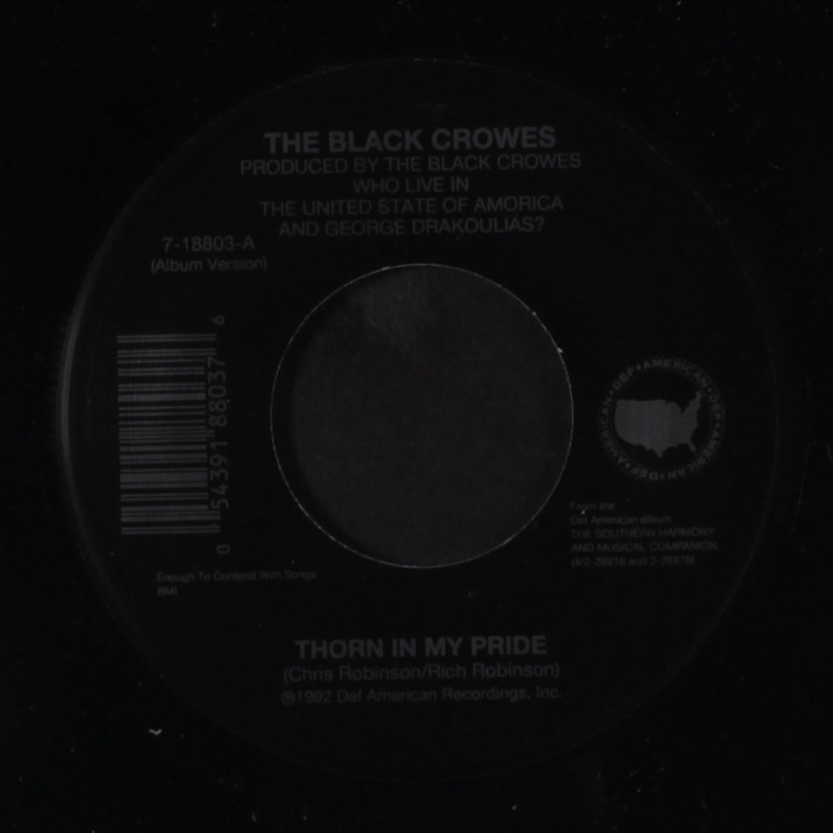 thorn in my side / sting me by BLACK CROWES