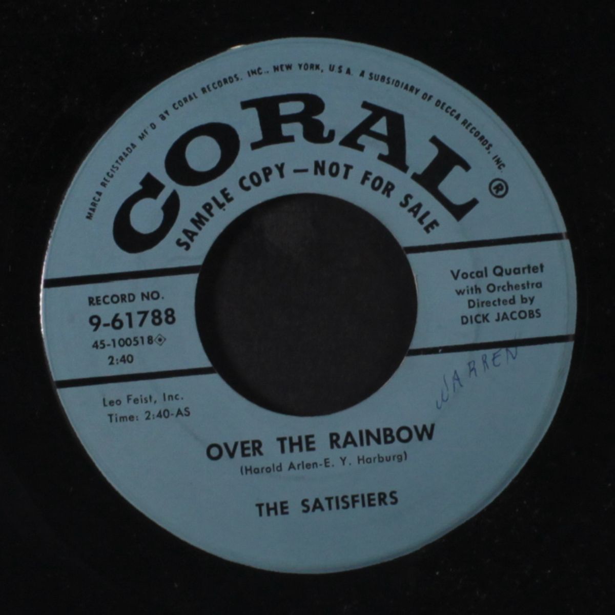 over the rainbow / solitude by SATISFIERS