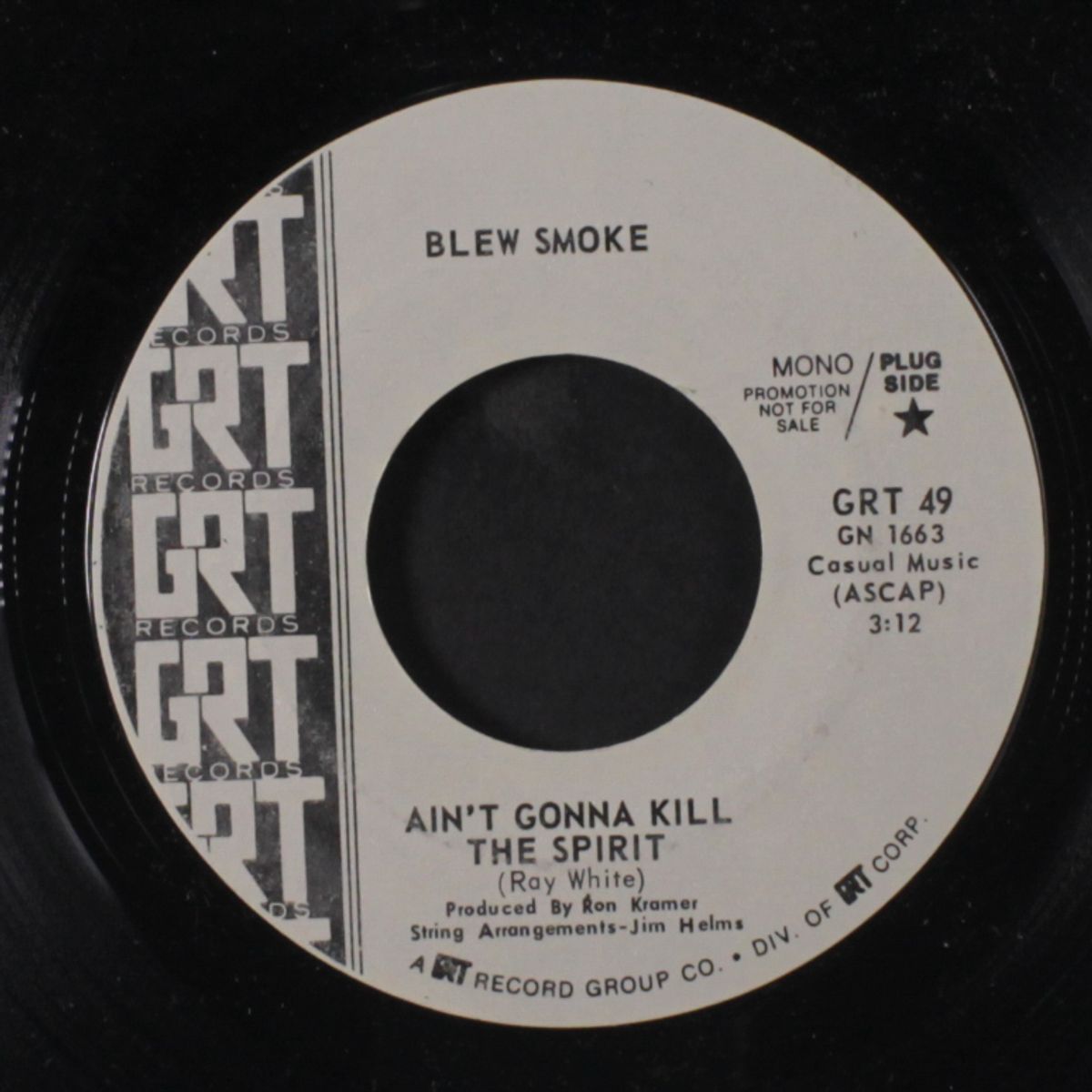 ain't gonna kill the spirit / walking with the sun by BLEW SMOKE