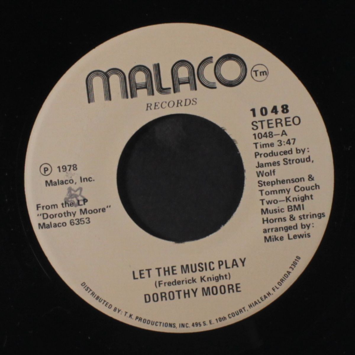 let the music play / 1-2-3 by DOROTHY MOORE