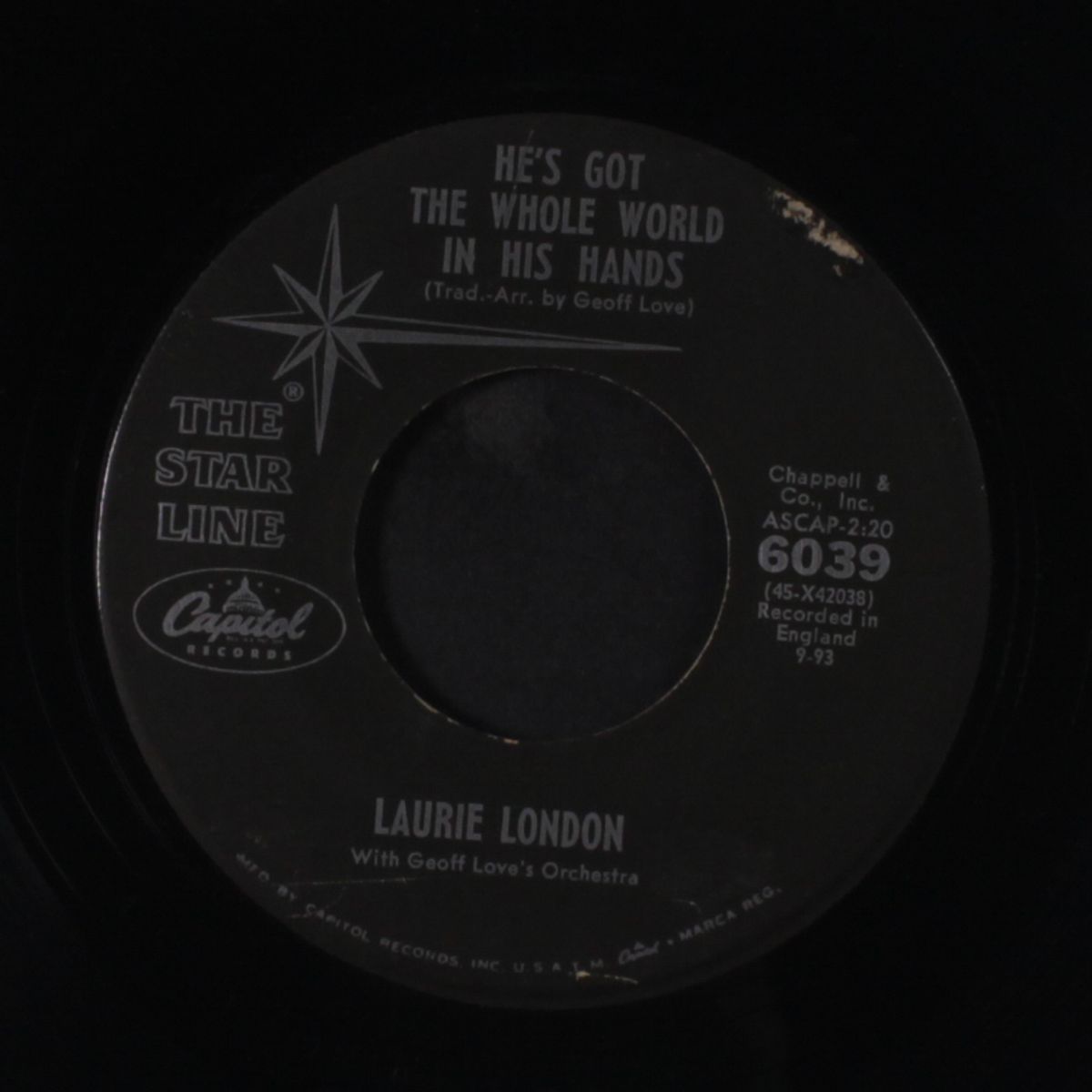 handed down / he's got the whole world in his hands by LAURIE LONDON