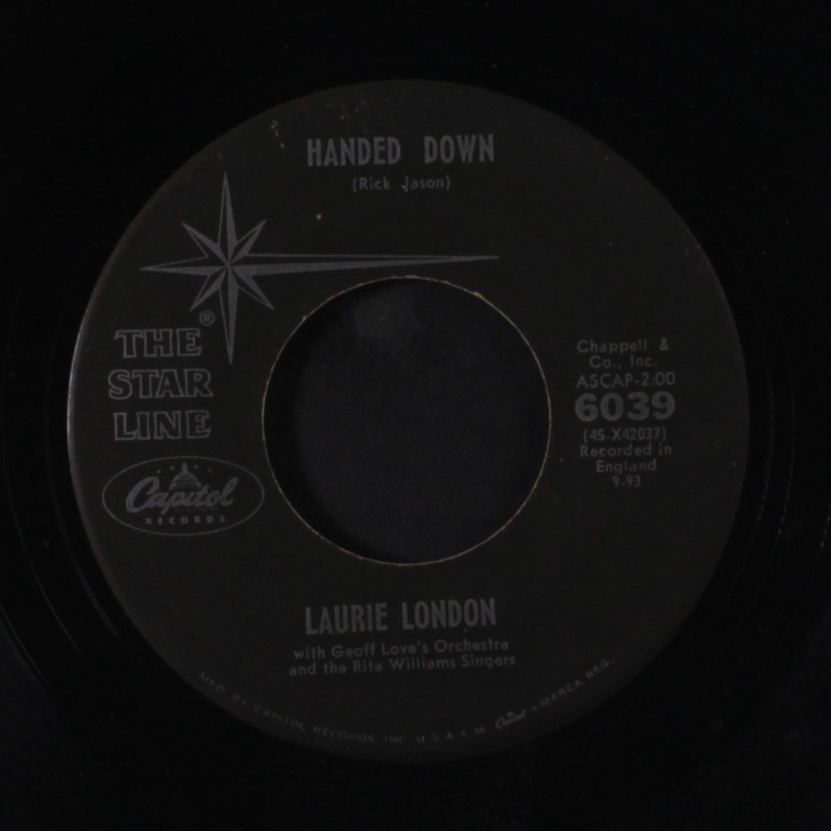 handed down / he's got the whole world in his hands by LAURIE LONDON