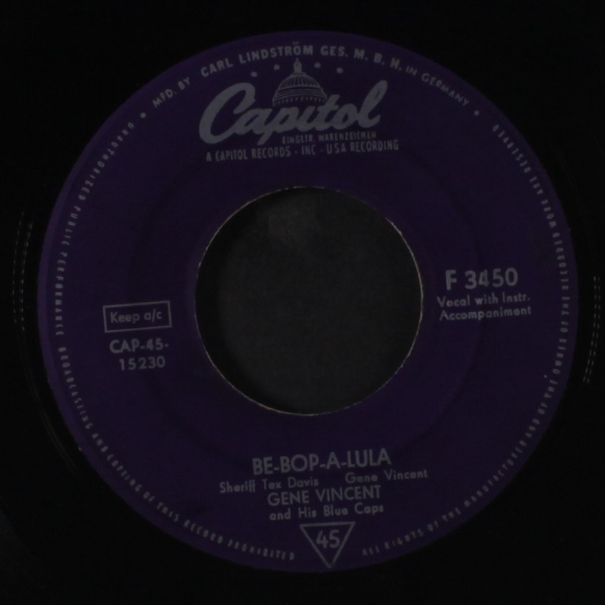 be-bop-a-lula by GENE VINCENT