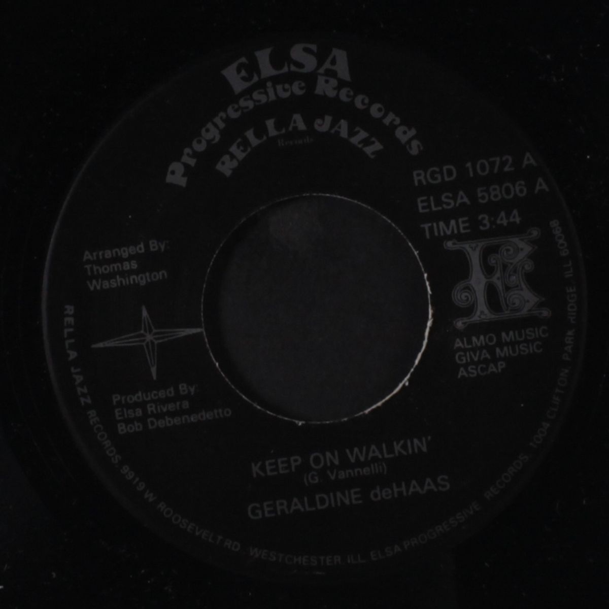 keep on walking / your love by GERALDINE DEHAAS