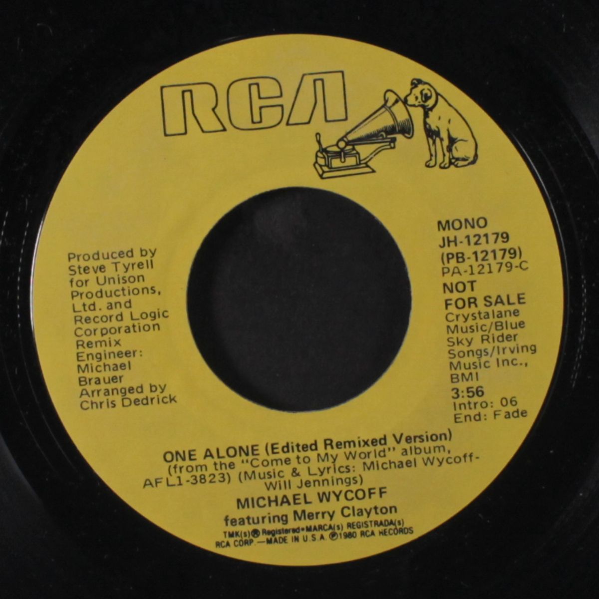 one alone (edited remix version) / mono by MICHAEL WYCOFF
