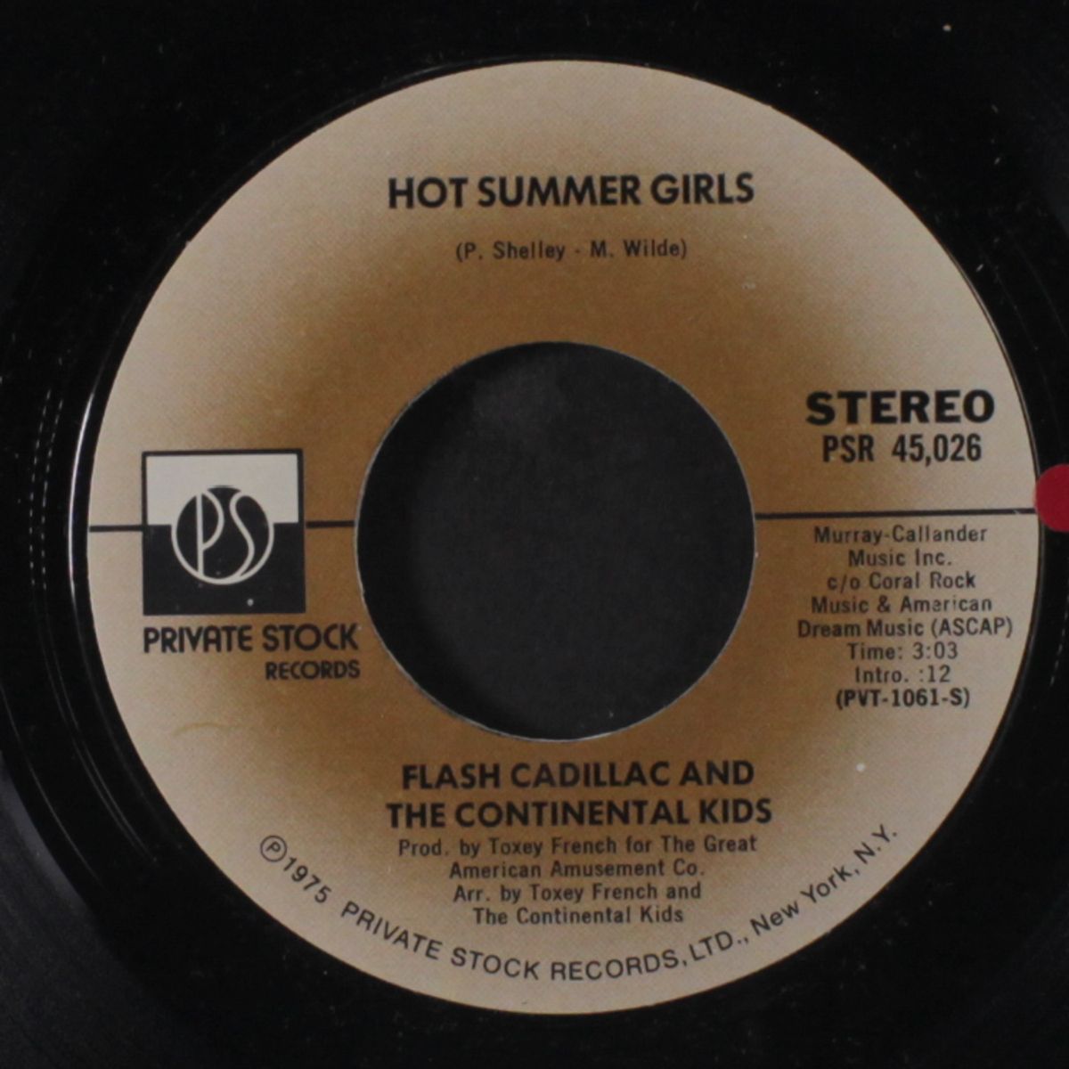 hot summer girls / time will tell by FLASH CADILLAC & CONTINENTAL KIDS