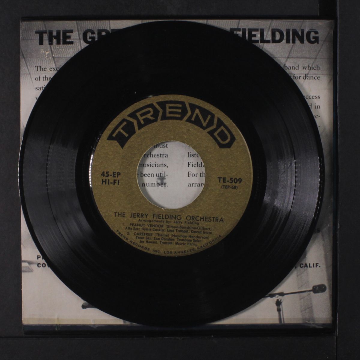 plays a dance concert by JERRY FIELDING
