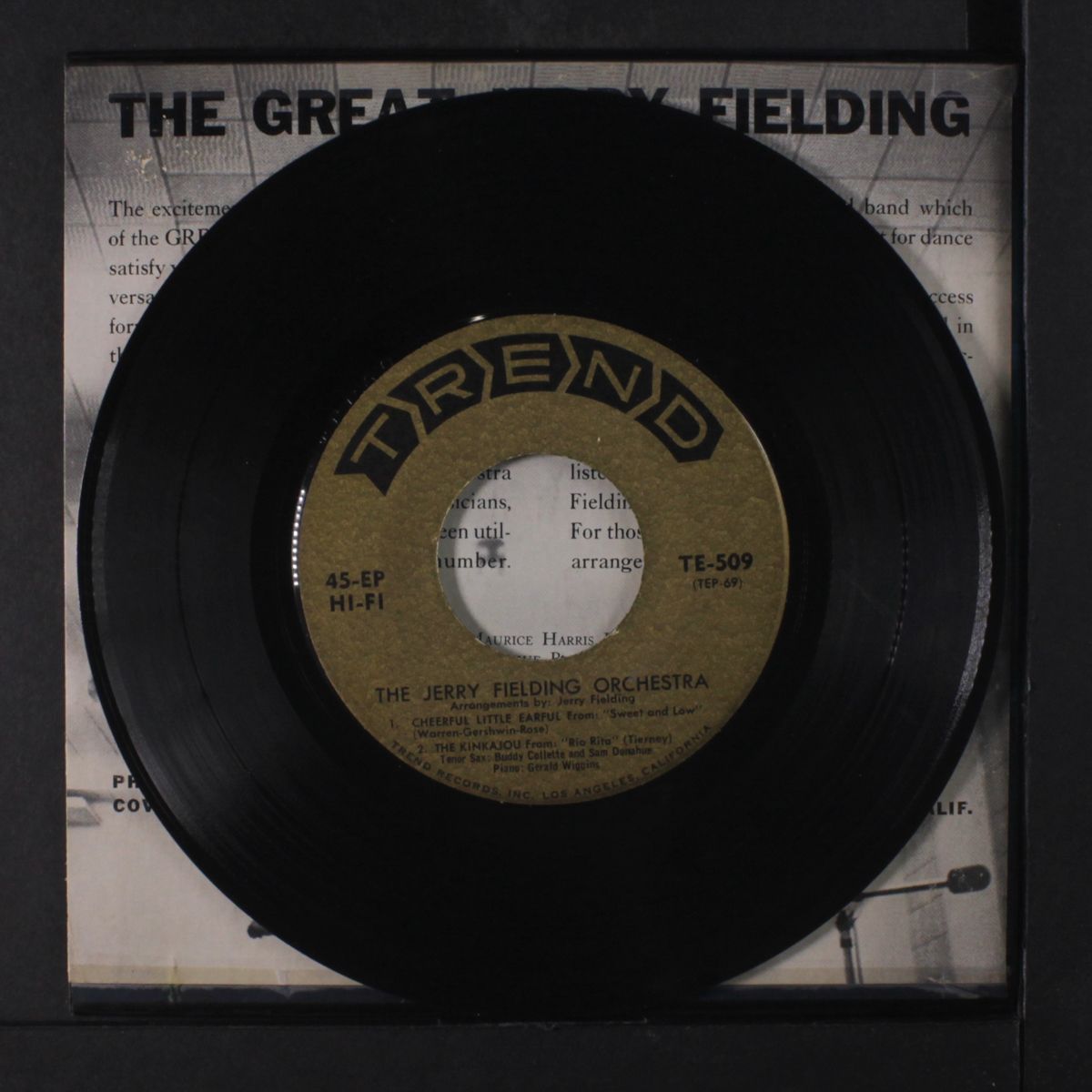 plays a dance concert by JERRY FIELDING