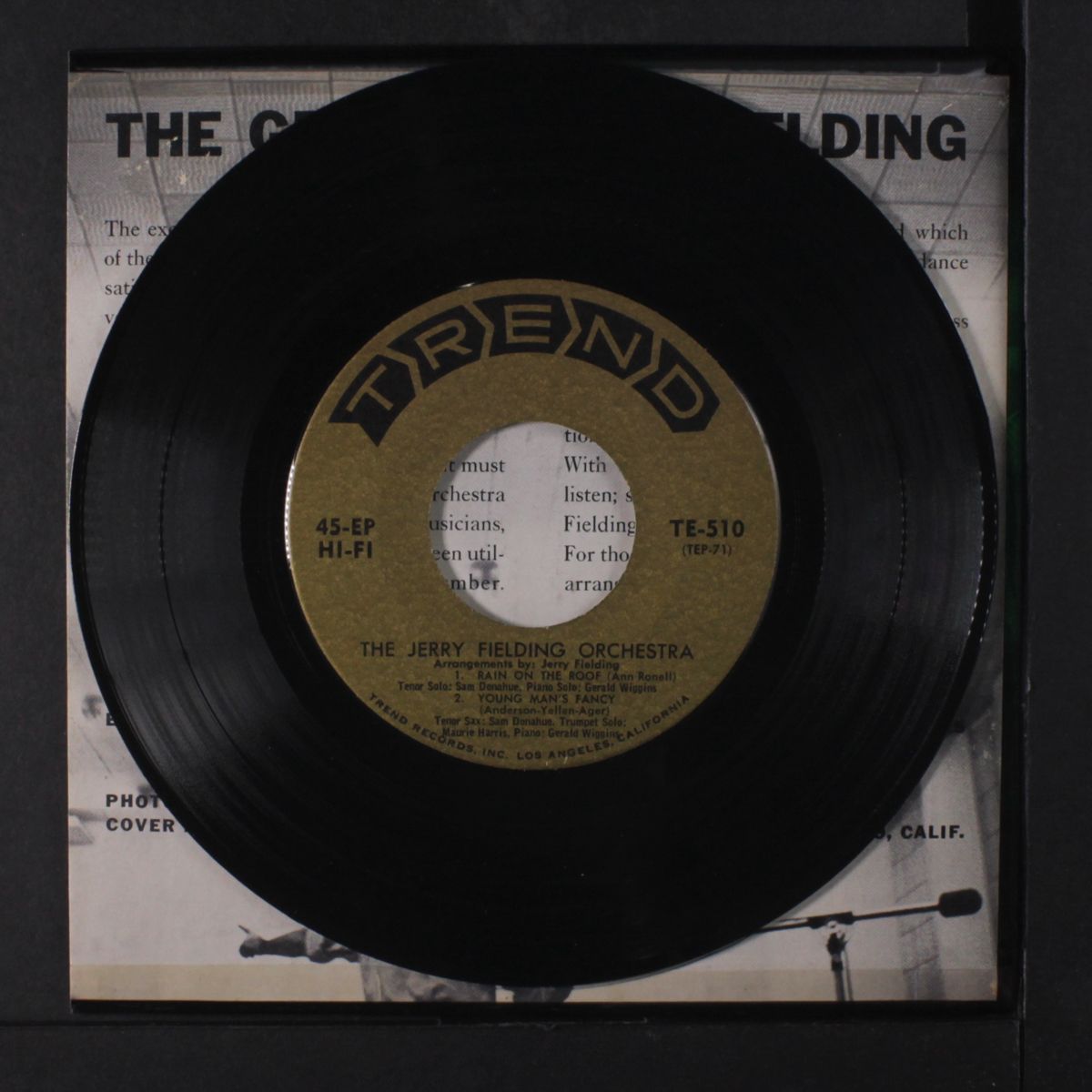 plays a dance concert by JERRY FIELDING