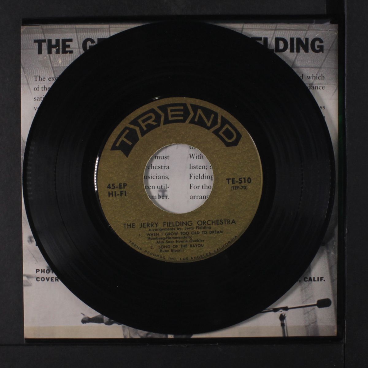 plays a dance concert by JERRY FIELDING