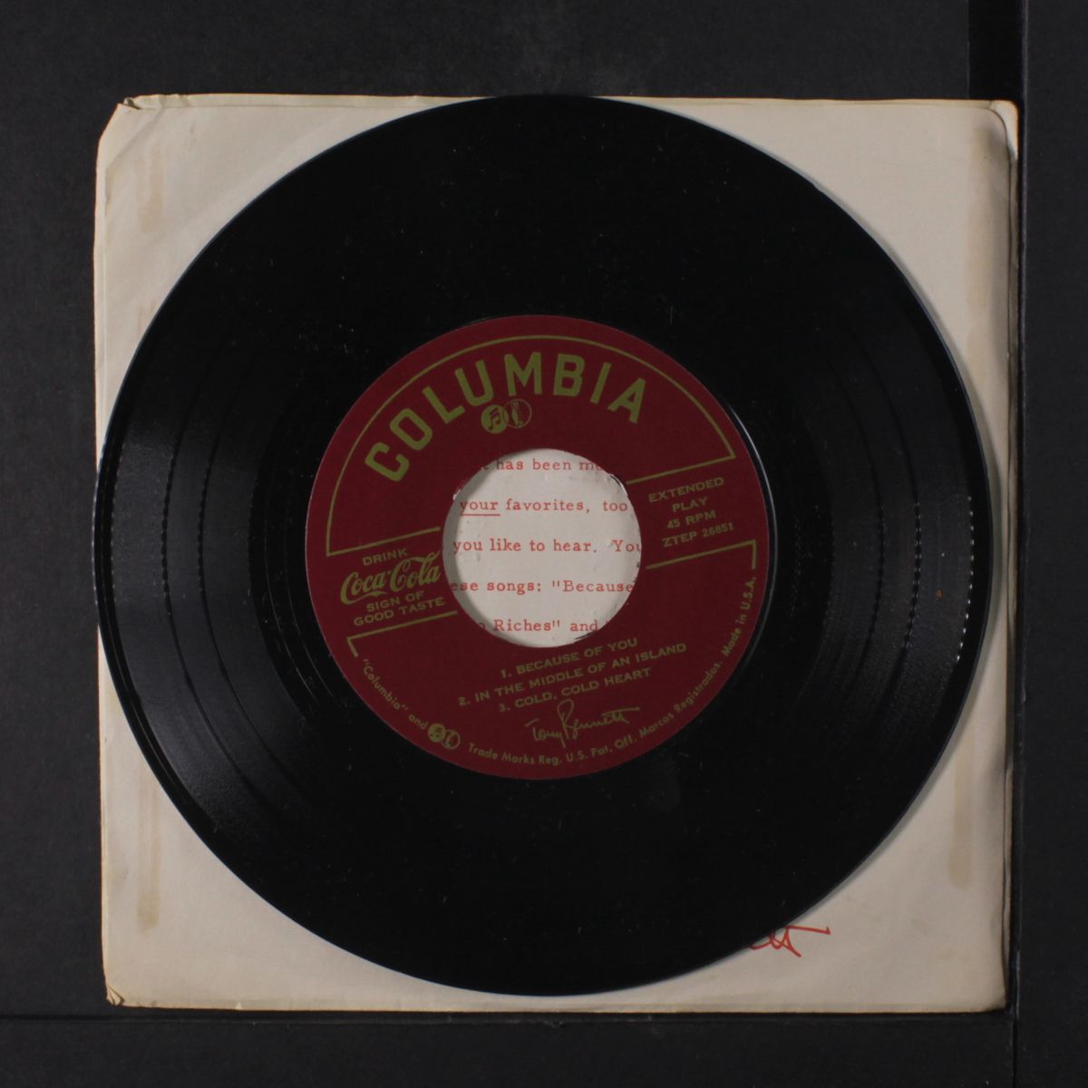 edition of hits by TONY BENNETT