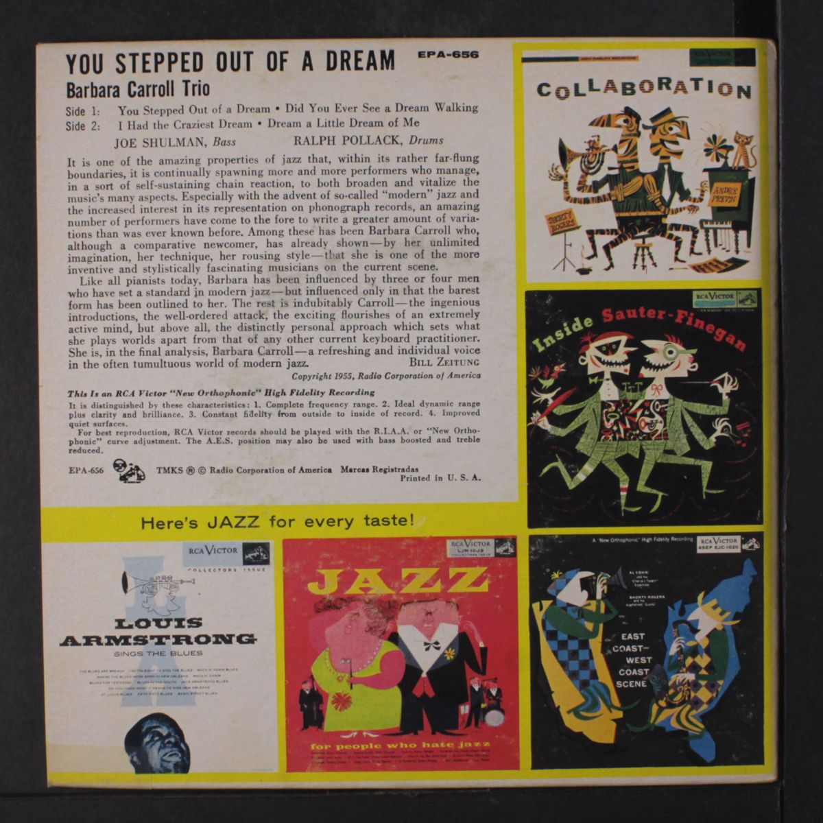 you stepped out of a dream by BARBARA CARROLL