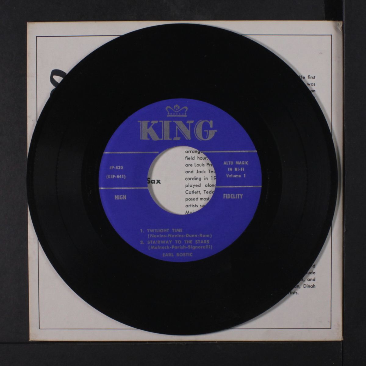 alto magic in hi-fi vol. 1 by EARL BOSTIC