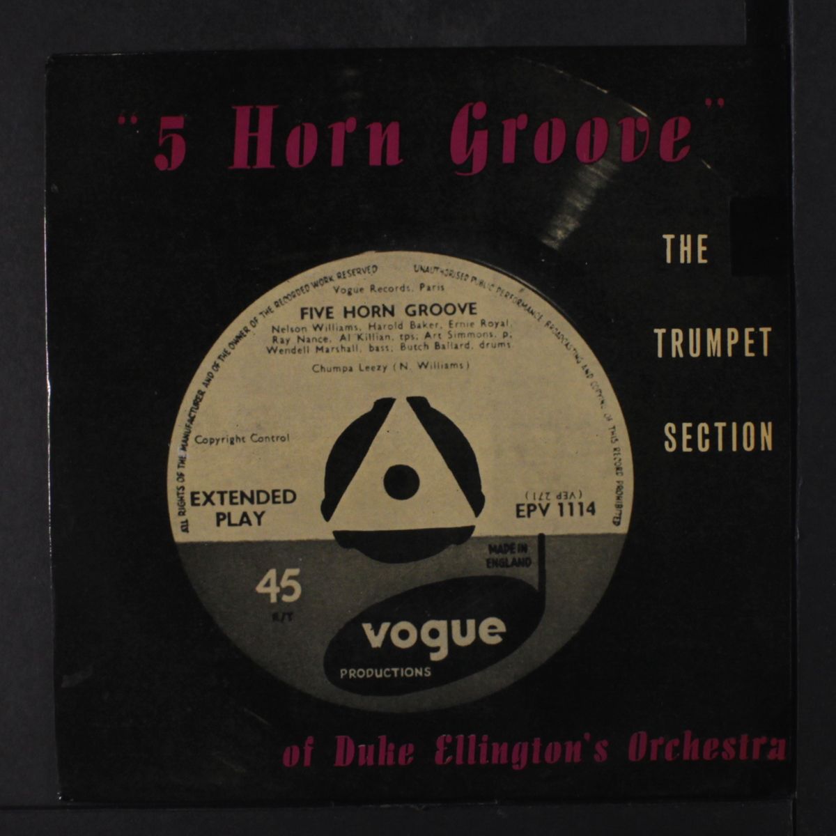 5 horn groove by DUKE ELLINGTON