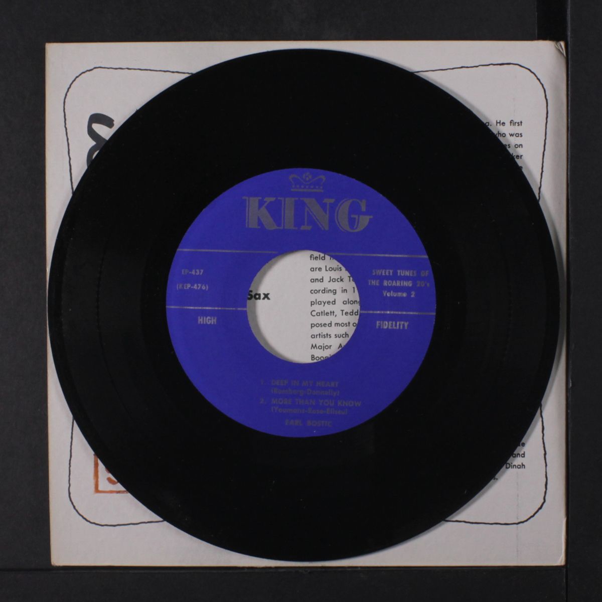 sweet tunes of the roaring 20s, vol. 2 by EARL BOSTIC