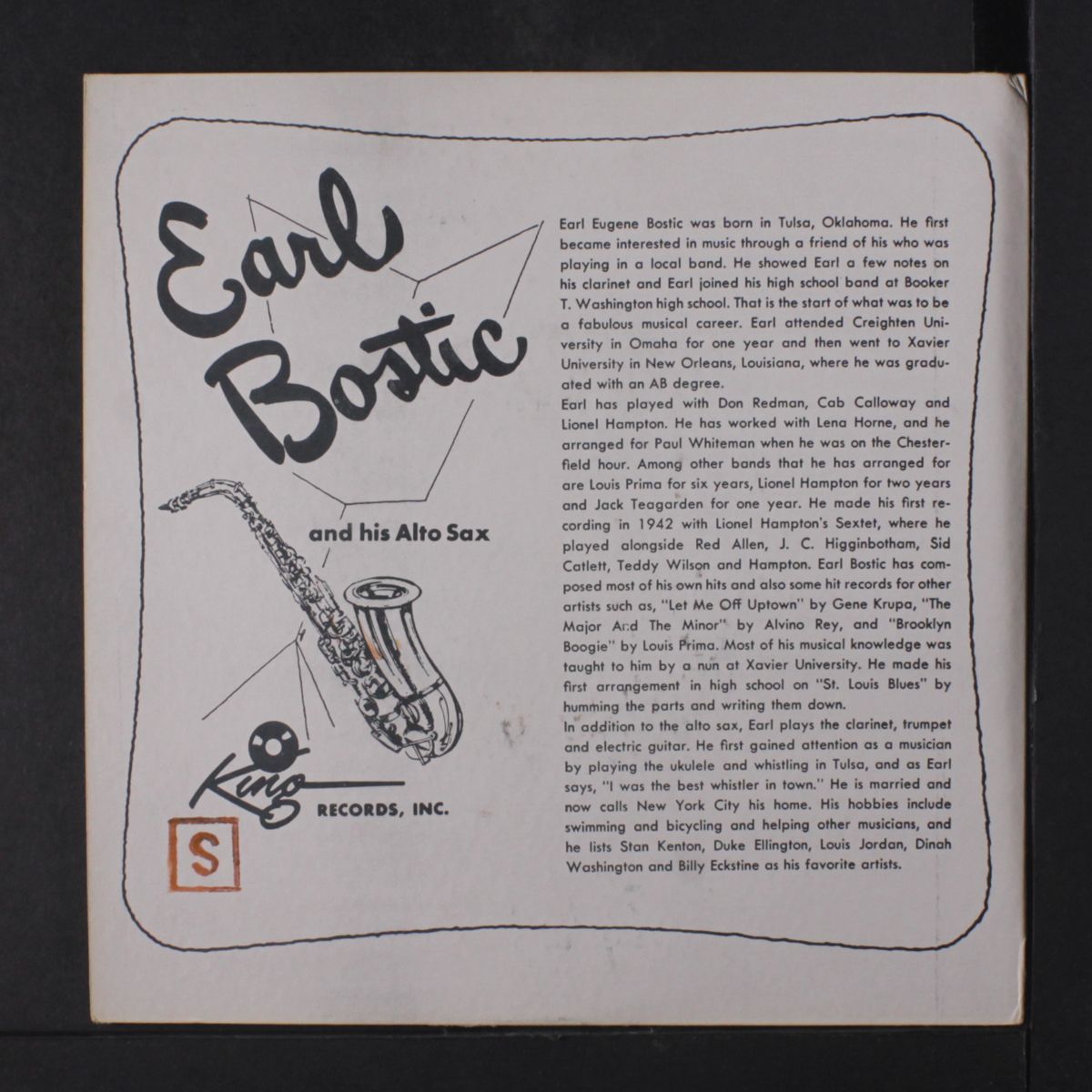 sweet tunes of the roaring 20s, vol. 2 by EARL BOSTIC