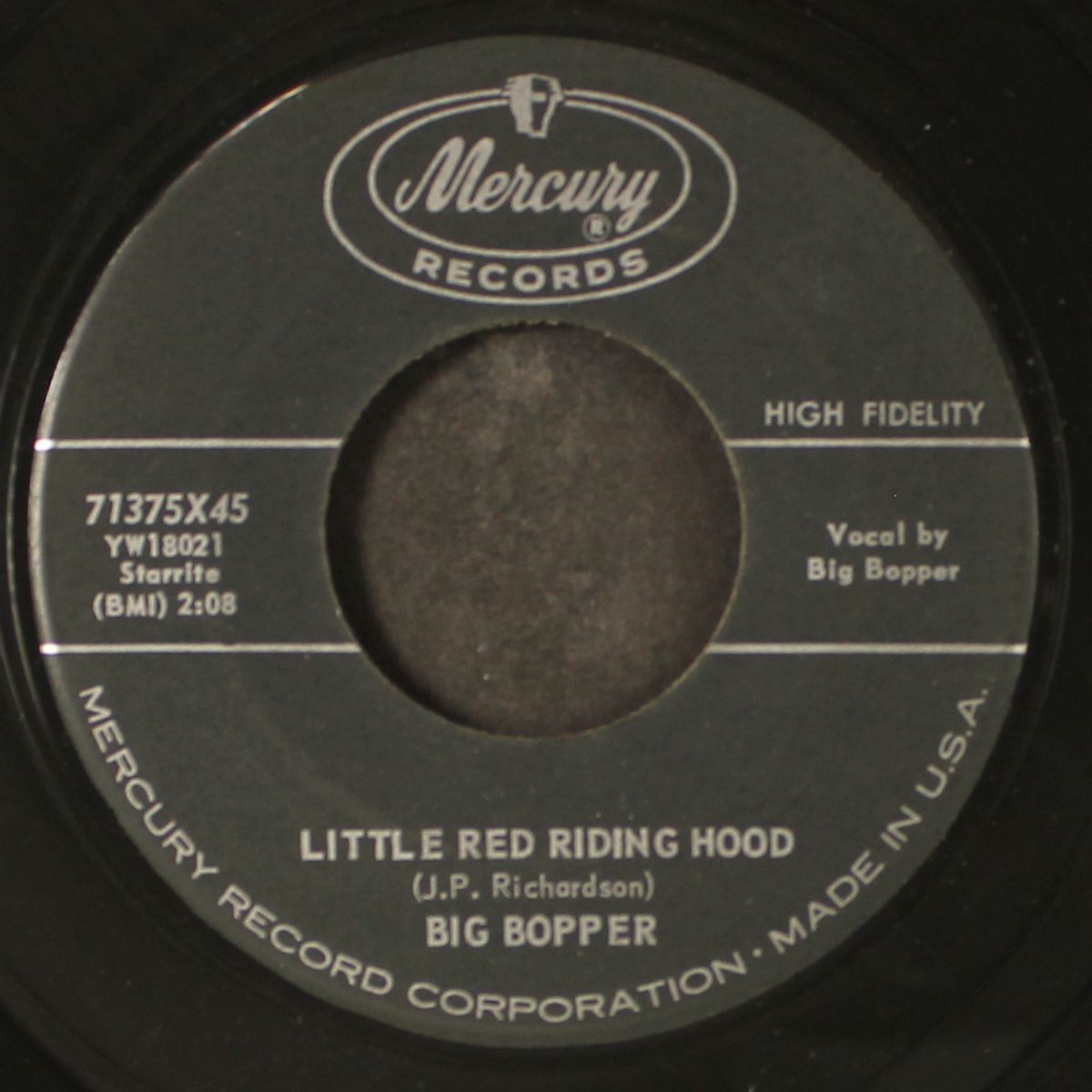 big bopper's wedding / little red riding hood by BIG BOPPER