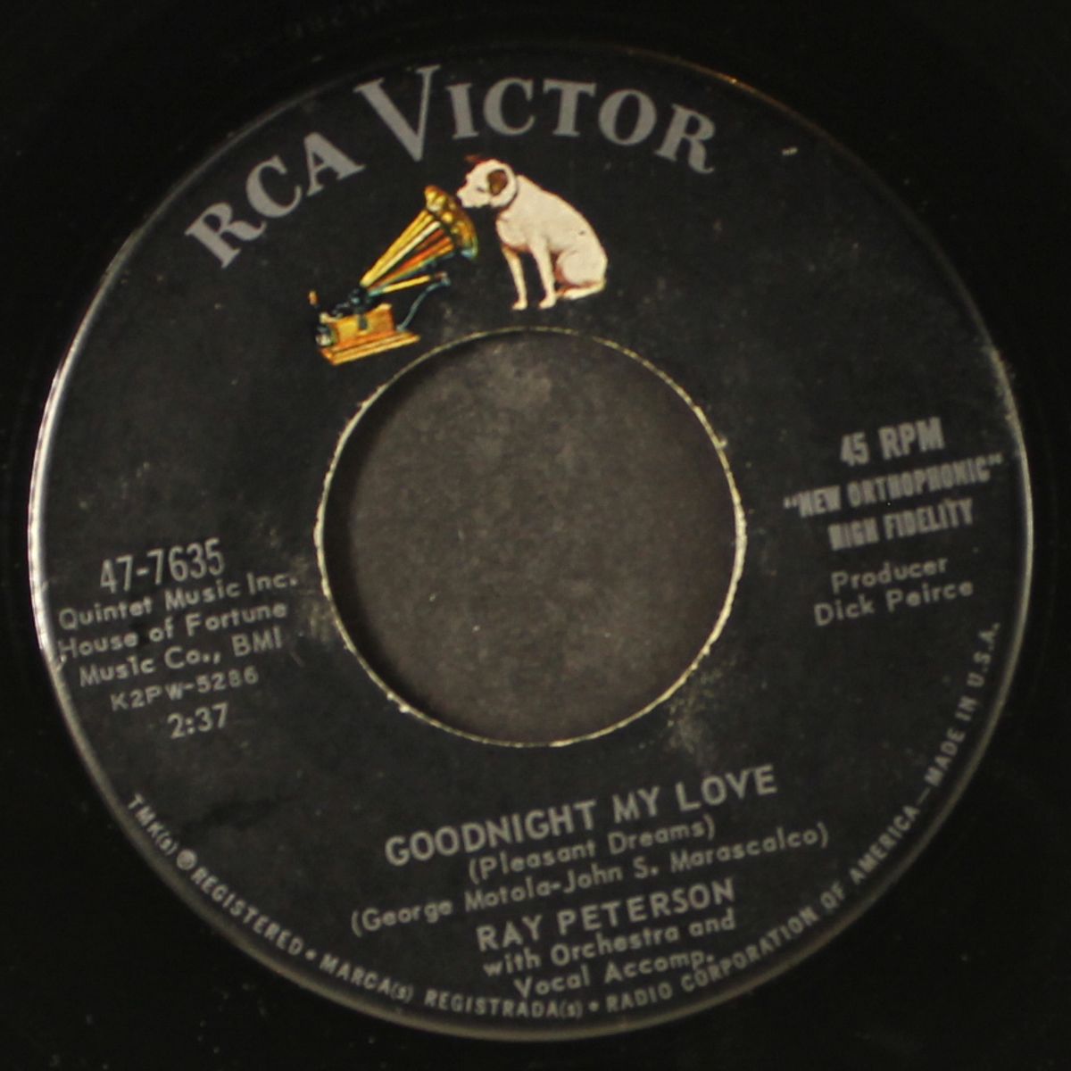 goodnight my love by RAY PETERSON
